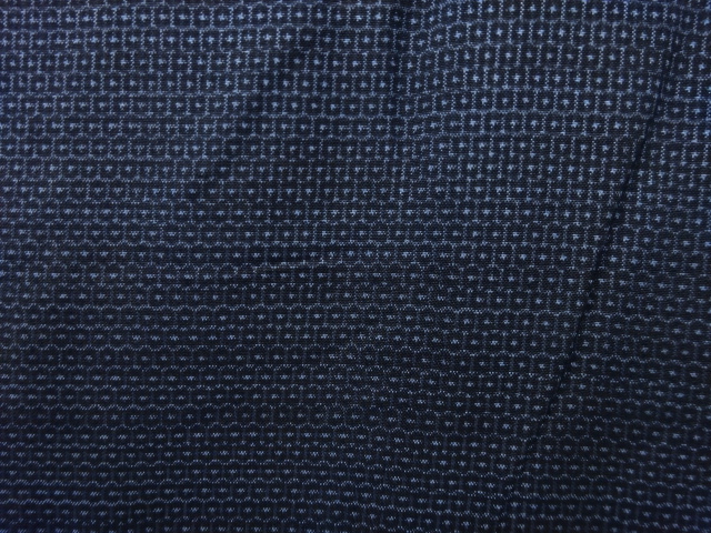 アンティーク　本場泥大島紬100亀甲男物着物アンサンブル